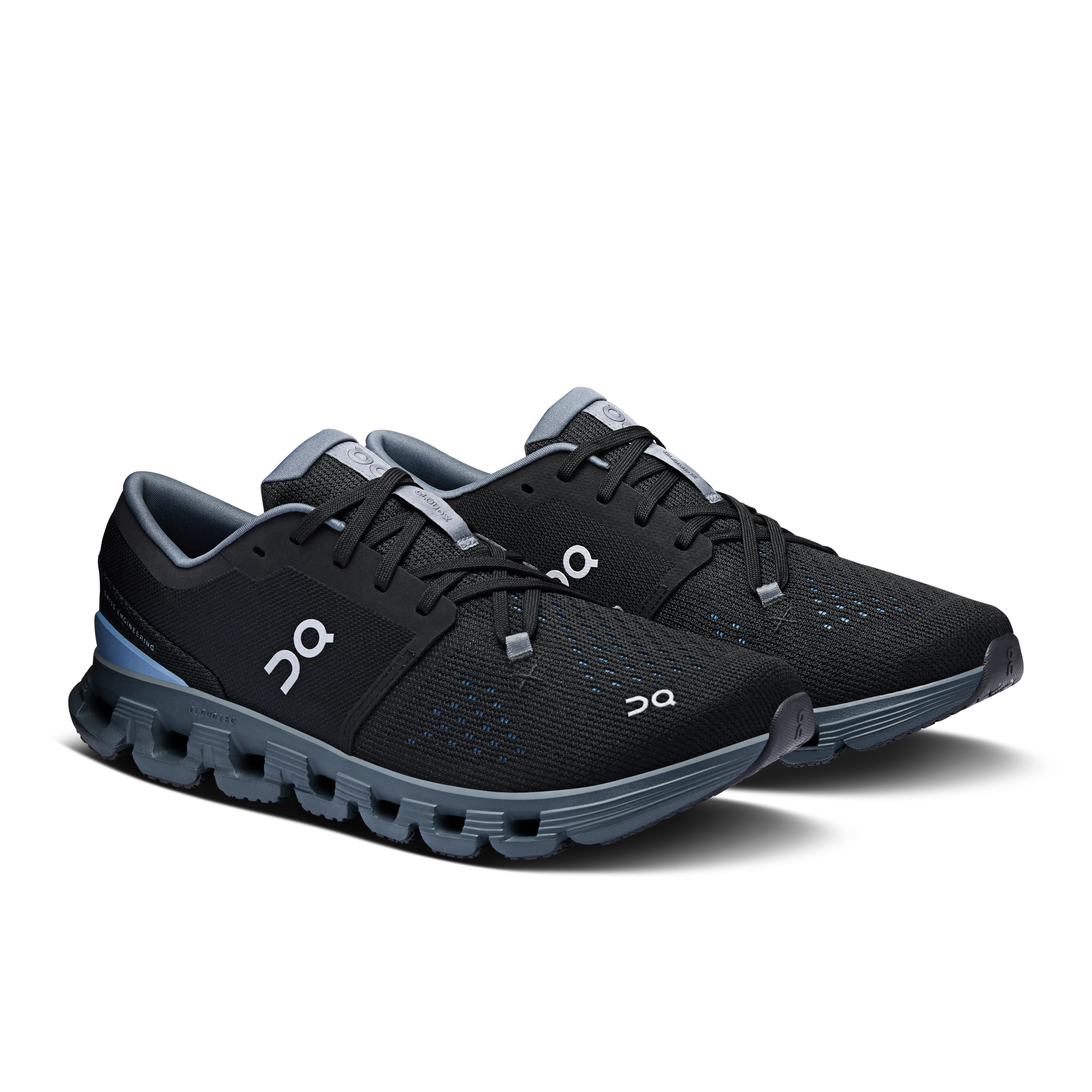 On Running Men's Cloud X 4 Shoes - Black / Chambray