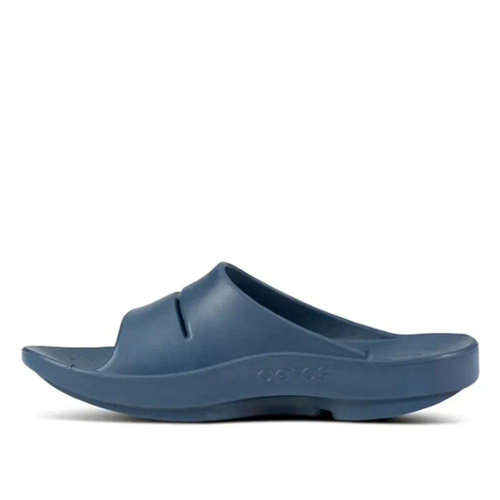 OOFOS OOahh Unisex Slide Moroccan Blue