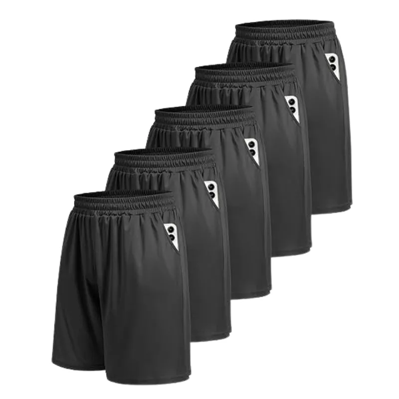 Pack 5 Quick Dry Basketball Shorts – Designed for Comfort