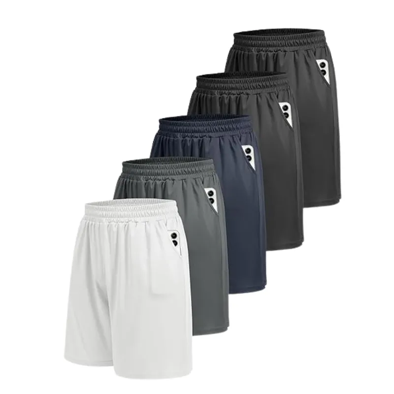 Pack 5 Quick Dry Basketball Shorts – Designed for Comfort