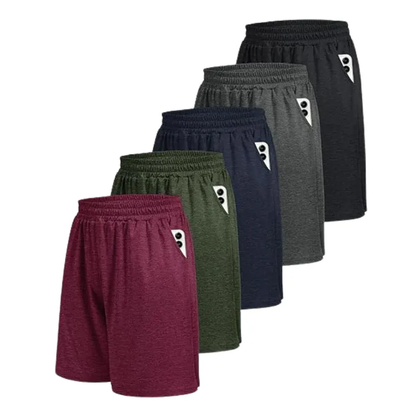 Pack 5 Quick Dry Basketball Shorts – Designed for Comfort