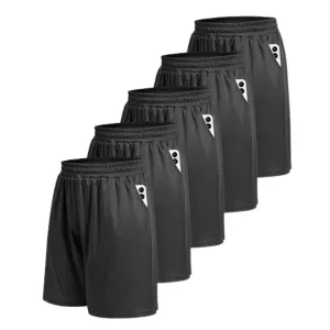 Pack 5 Quick Dry Basketball Shorts – Designed for Comfort