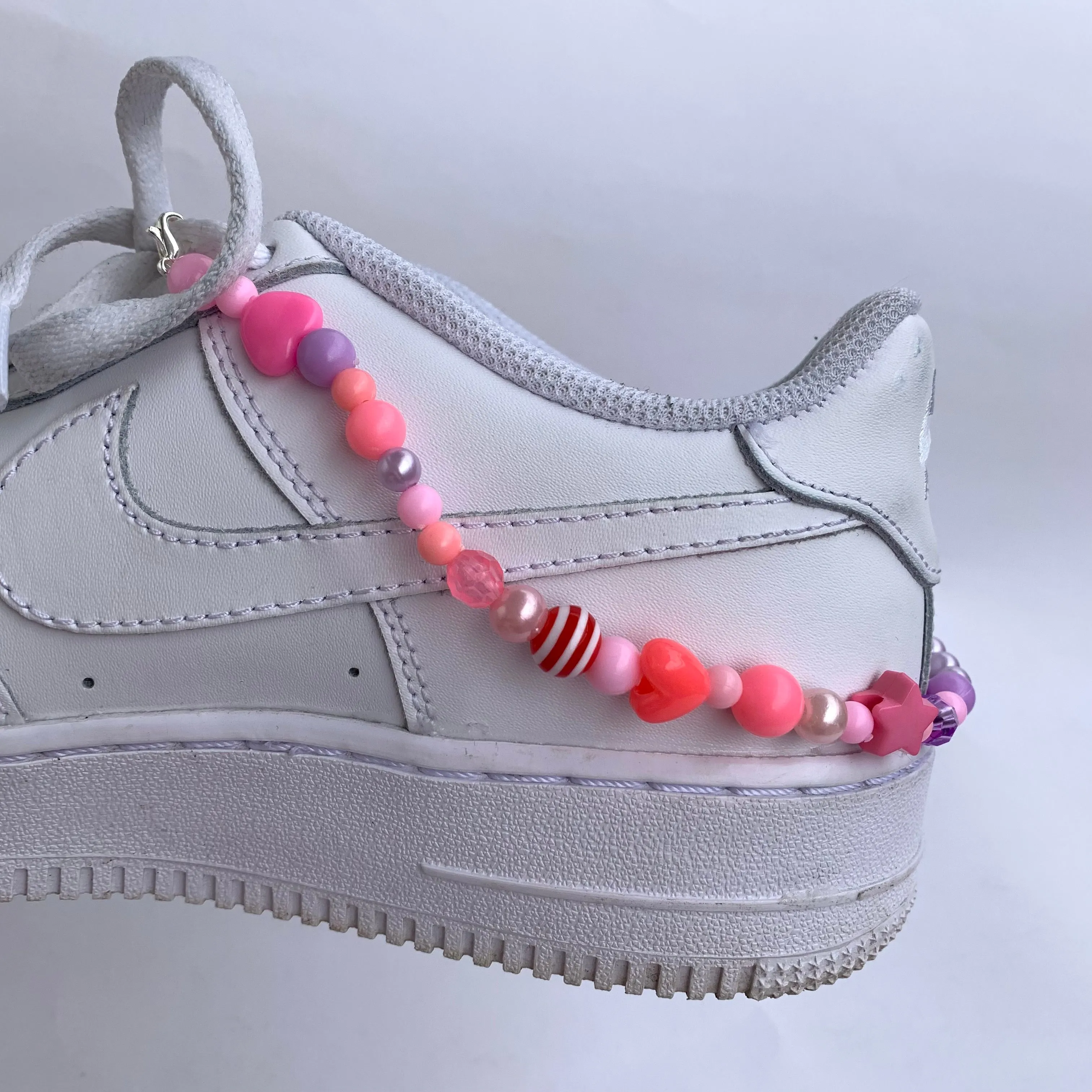 Pink “Good Vibes” Shoe Charm
