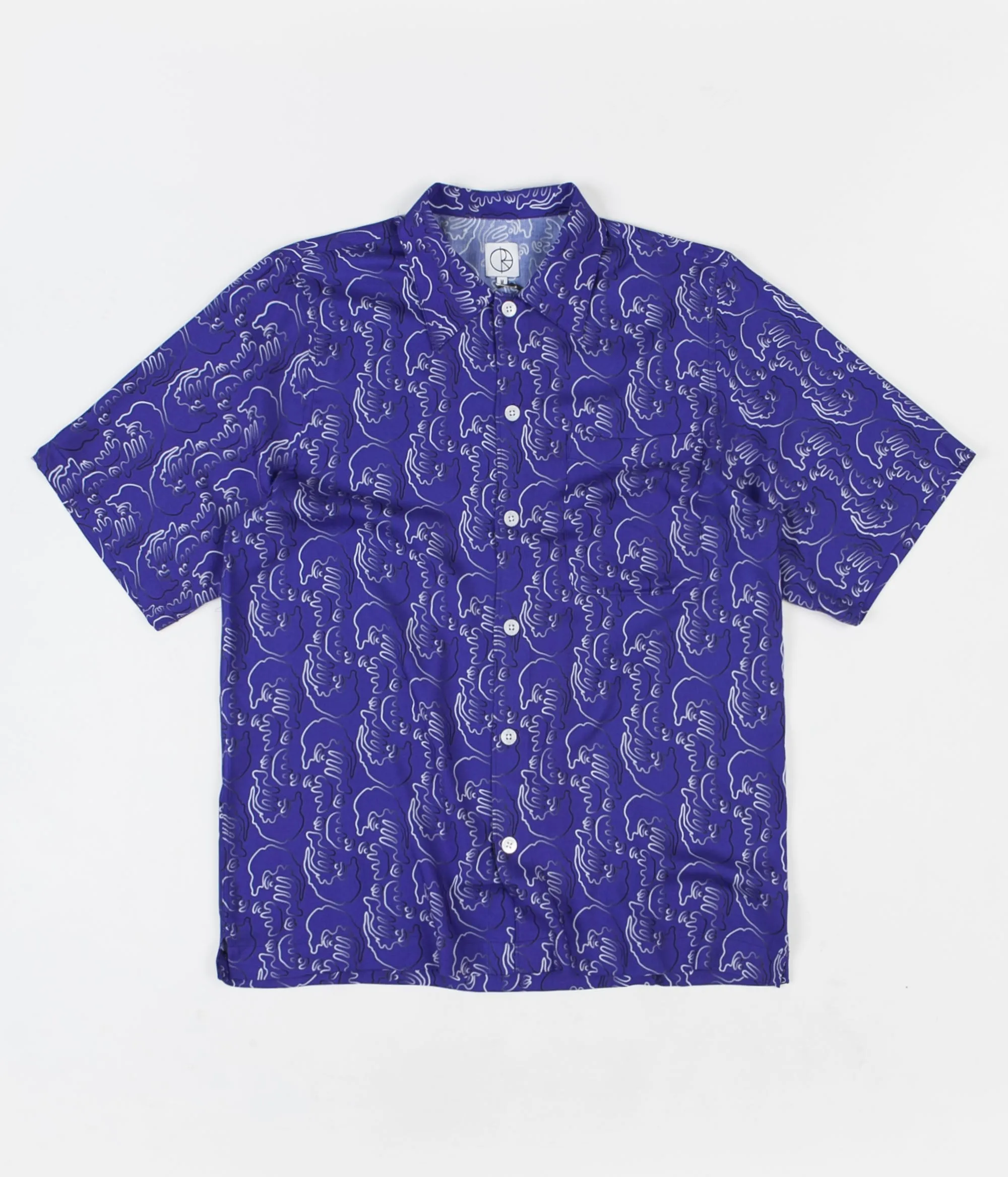 Polar Art Shirt - Faces - Blue