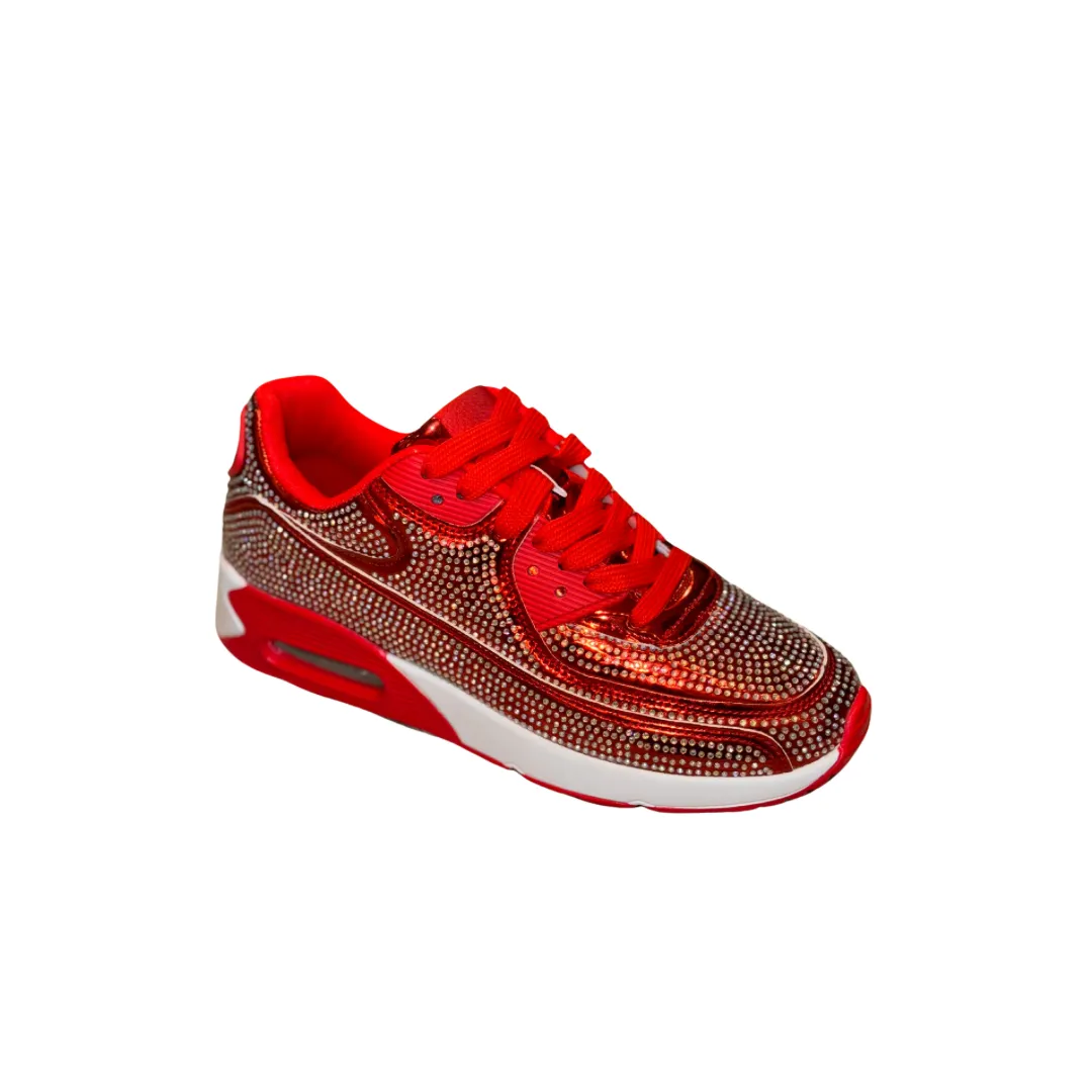 Queen Red Sneakers | Bold Women's Footwear