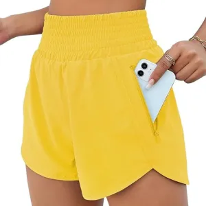 Quick Dry Athletic Shorts Design With Zipper Pocket