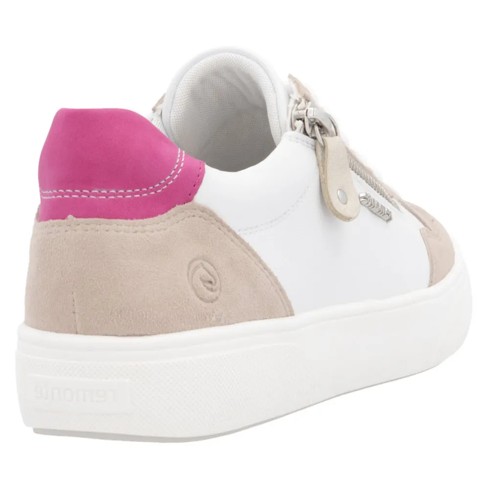 Remonte D2J01-81 Womens Wide Fit Lace Up Trainer