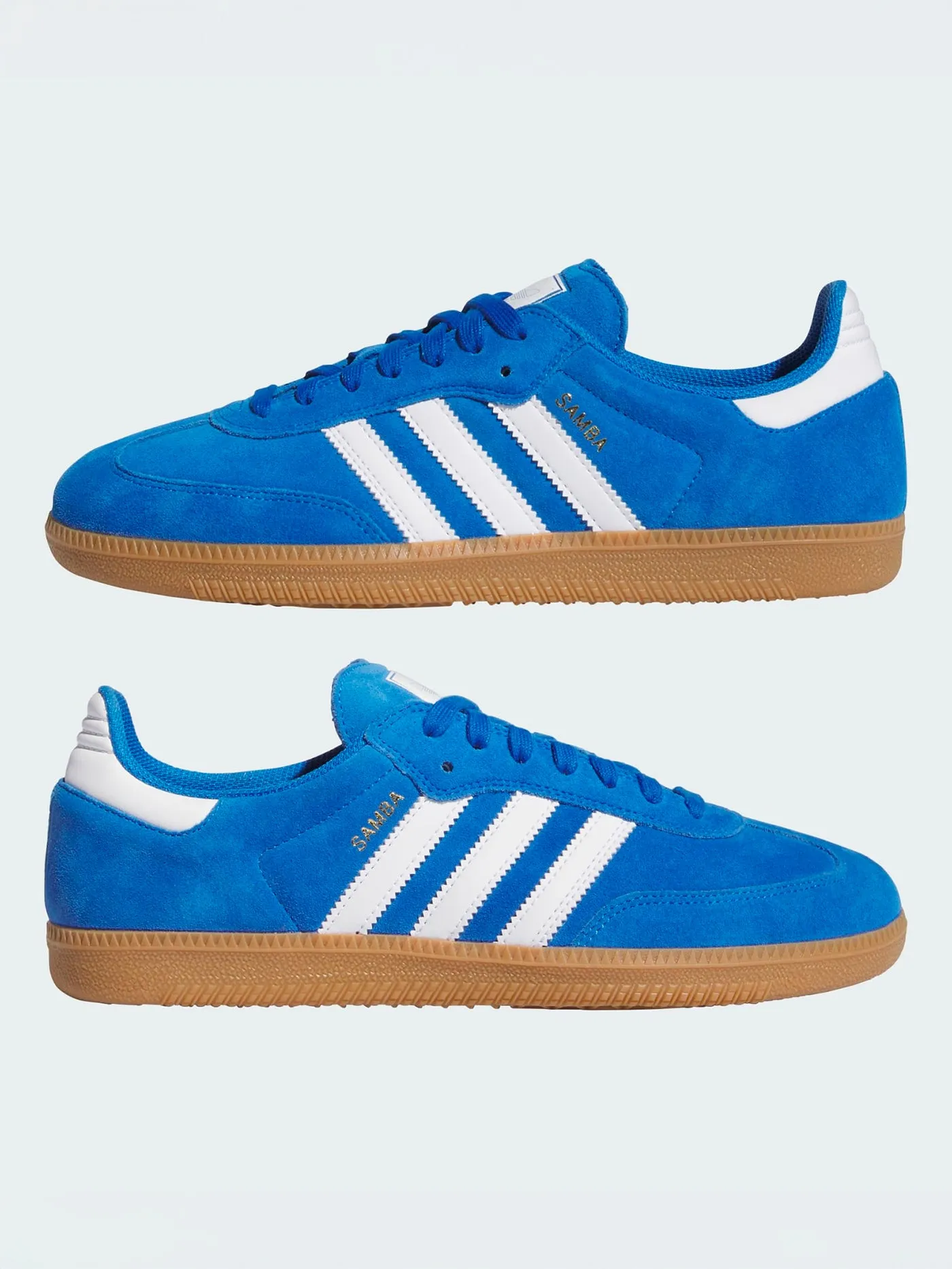 Samba ADV Blue Bird/White/Gold Met Shoes
