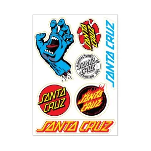 Santa Cruz - Screaming Hand Multi Sticker Sheet
