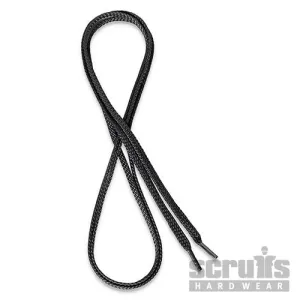 Scruffs Flat Laces Black Black