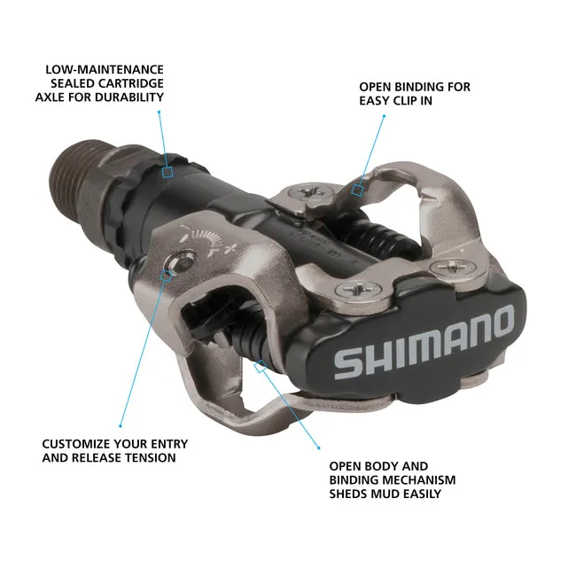 SHIMANO Deore PD-M520 MTB Road SPD Pedals