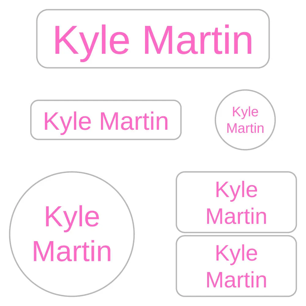 Simple Kindergarten Labels Pack