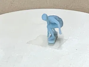 Skateboarding Dan Crouching