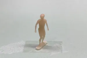 Skateboarding Dan Standing Upright