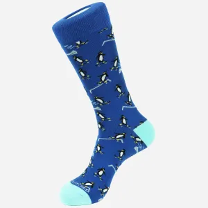 Skateboarding Penguins Socks