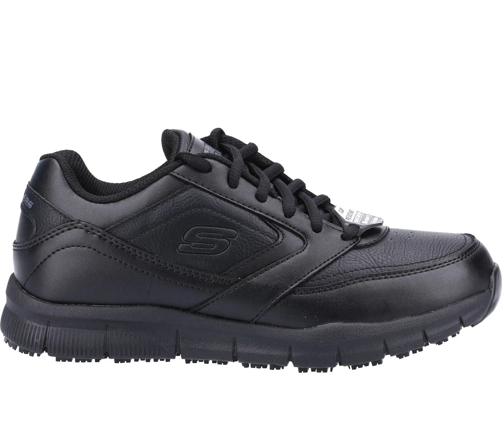 Skechers 77235EC Work Relaxed Fit®: Nampa - Wayola SR Womens Lace Up Shoe