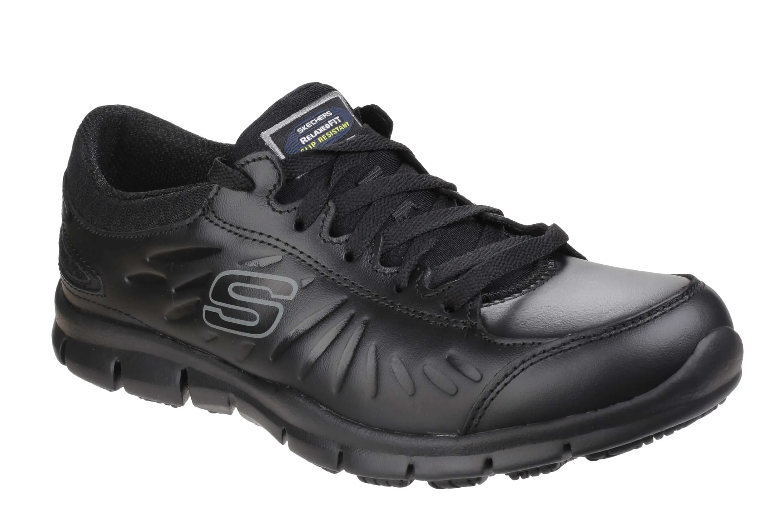 Skechers SK76551EC Work Relaxed Fit Eldred SR Womens Lace Up Work Shoe