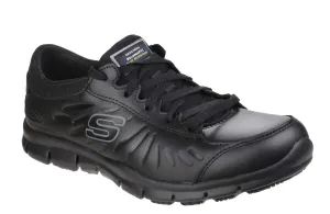 Skechers SK76551EC Work Relaxed Fit Eldred SR Womens Lace Up Work Shoe