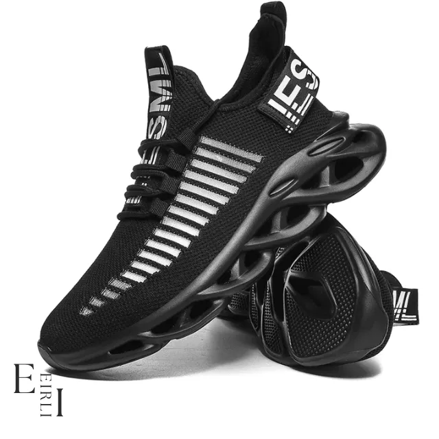 Sneakers, With Heel Reinforcement, Black