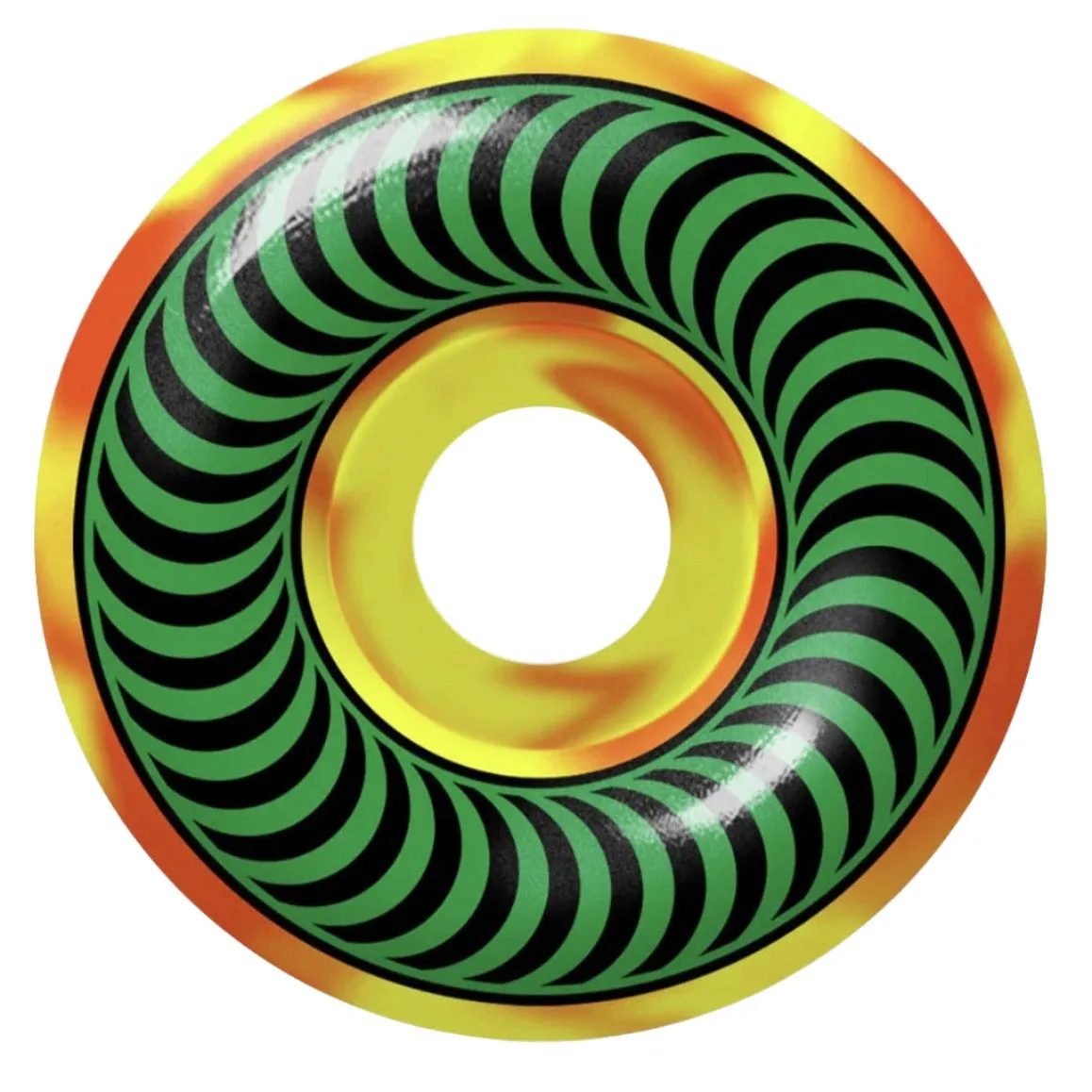 Spitfire Classic 54mm 99a Yellow/Orange Swirl Wheels