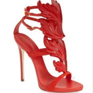 Suede Point Toe Straps Rhinestone Ankle Pumps