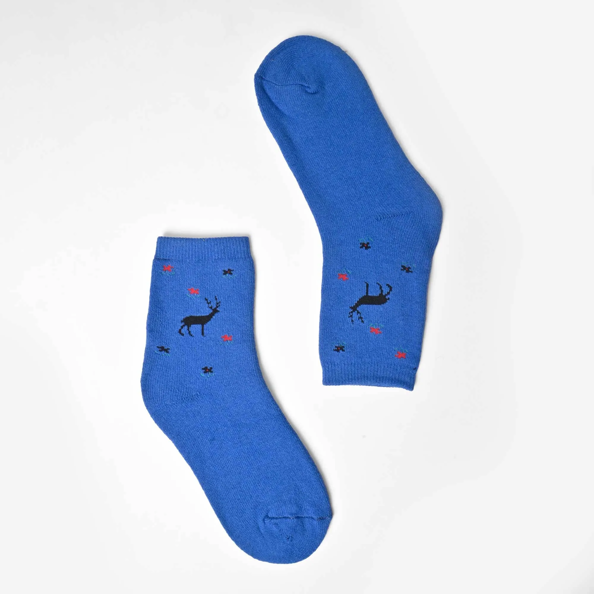 Tazoo Men's Deer Printed Crew Socks