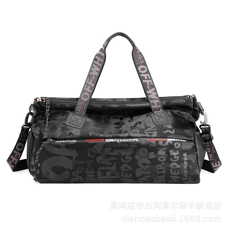 Training Bag Men's and Women's Dry Wet Separation Yoga Travel Bag with Shoes