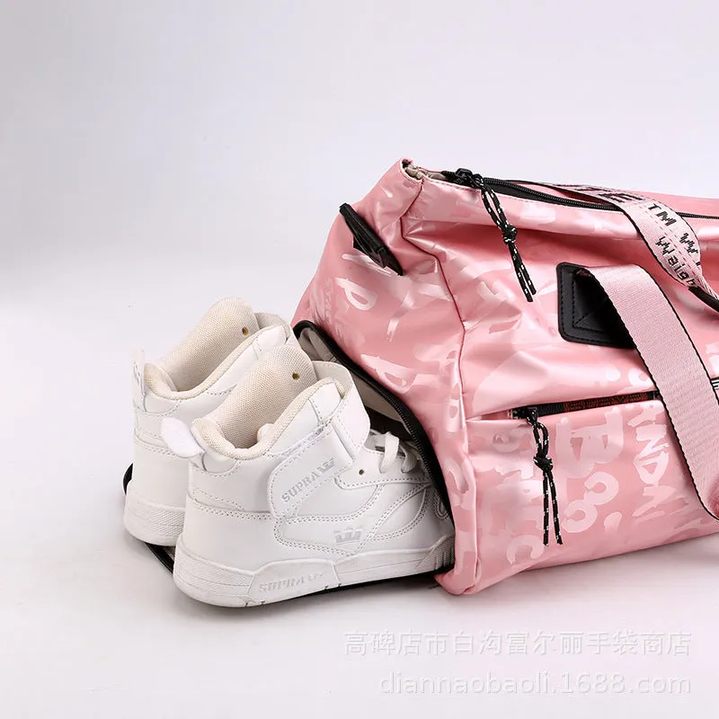 Training Bag Men's and Women's Dry Wet Separation Yoga Travel Bag with Shoes