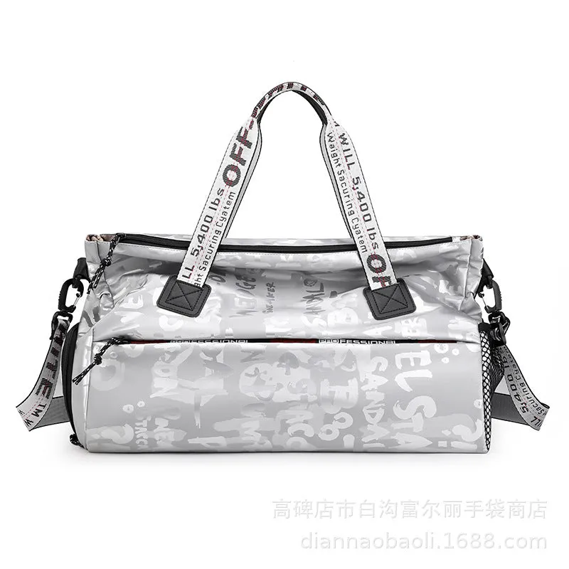 Training Bag Men's and Women's Dry Wet Separation Yoga Travel Bag with Shoes