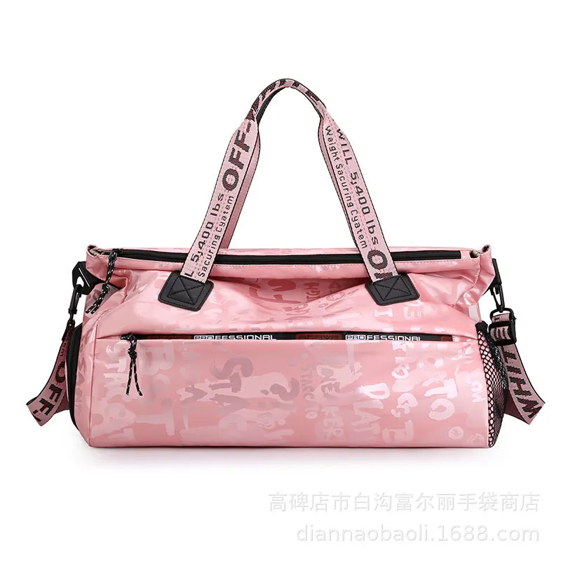 Training Bag Men's and Women's Dry Wet Separation Yoga Travel Bag with Shoes