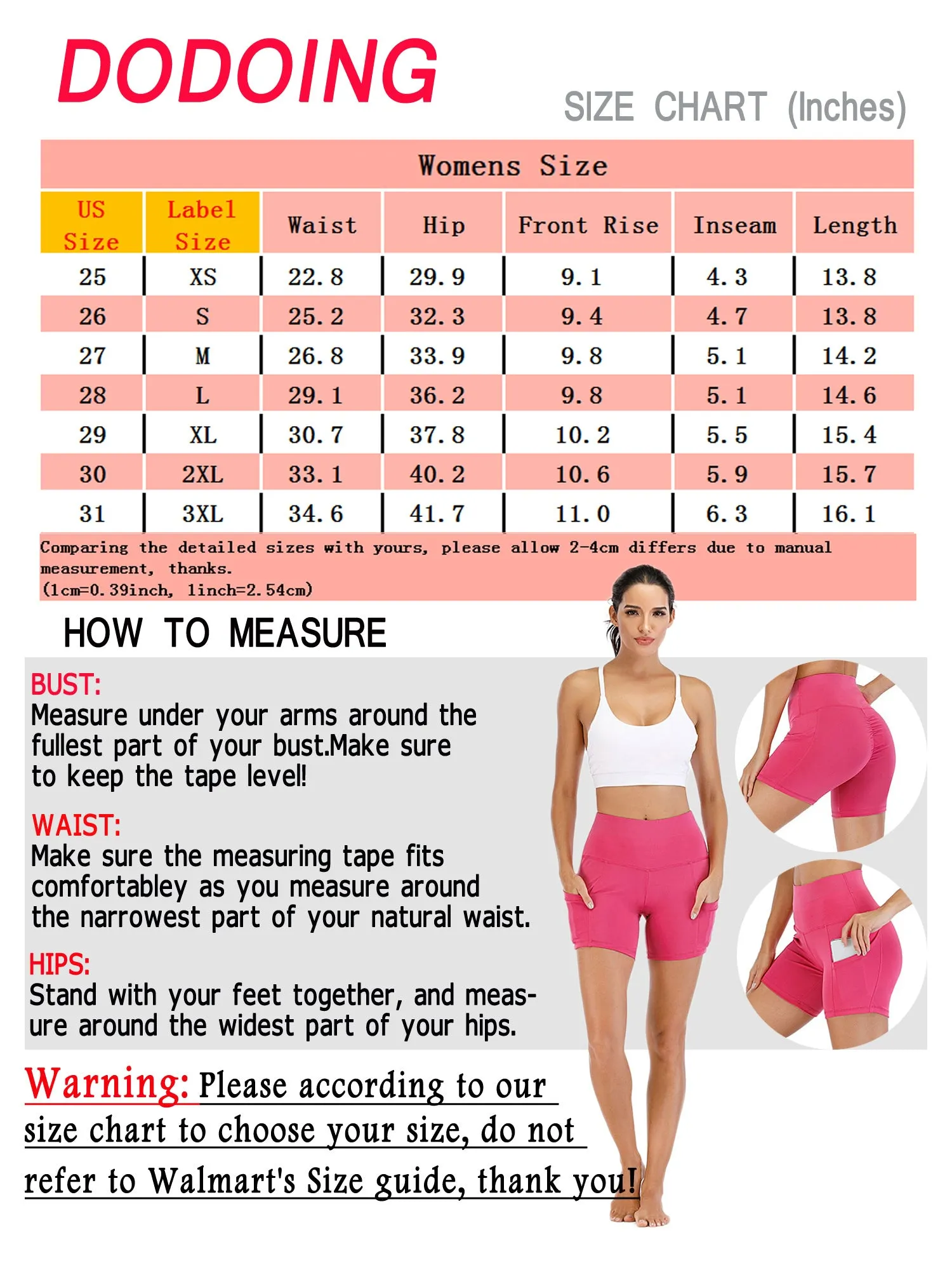 Tummy Control Yoga Shorts w/ Pockets for Women's  Workout