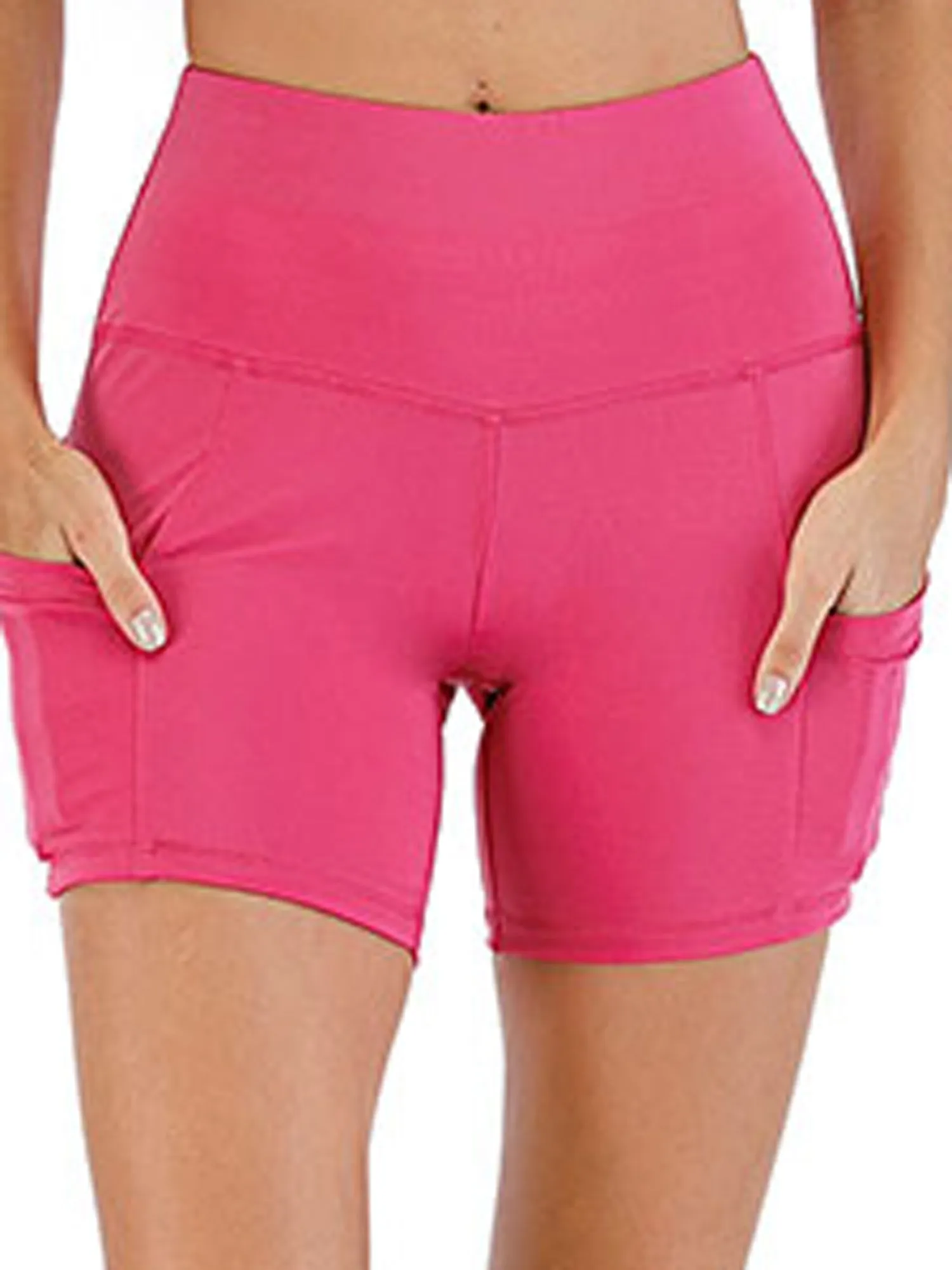 Tummy Control Yoga Shorts w/ Pockets for Women's  Workout