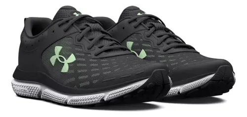 Under Armour Charged Assert 10 Jet Gray/Aqua Foam Size 7.5 Women's New