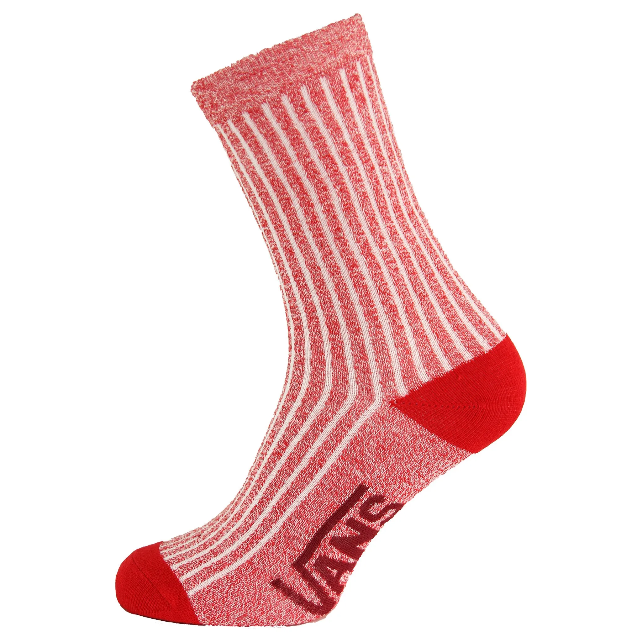 Vans Off The Wall Kids Red Crew Socks