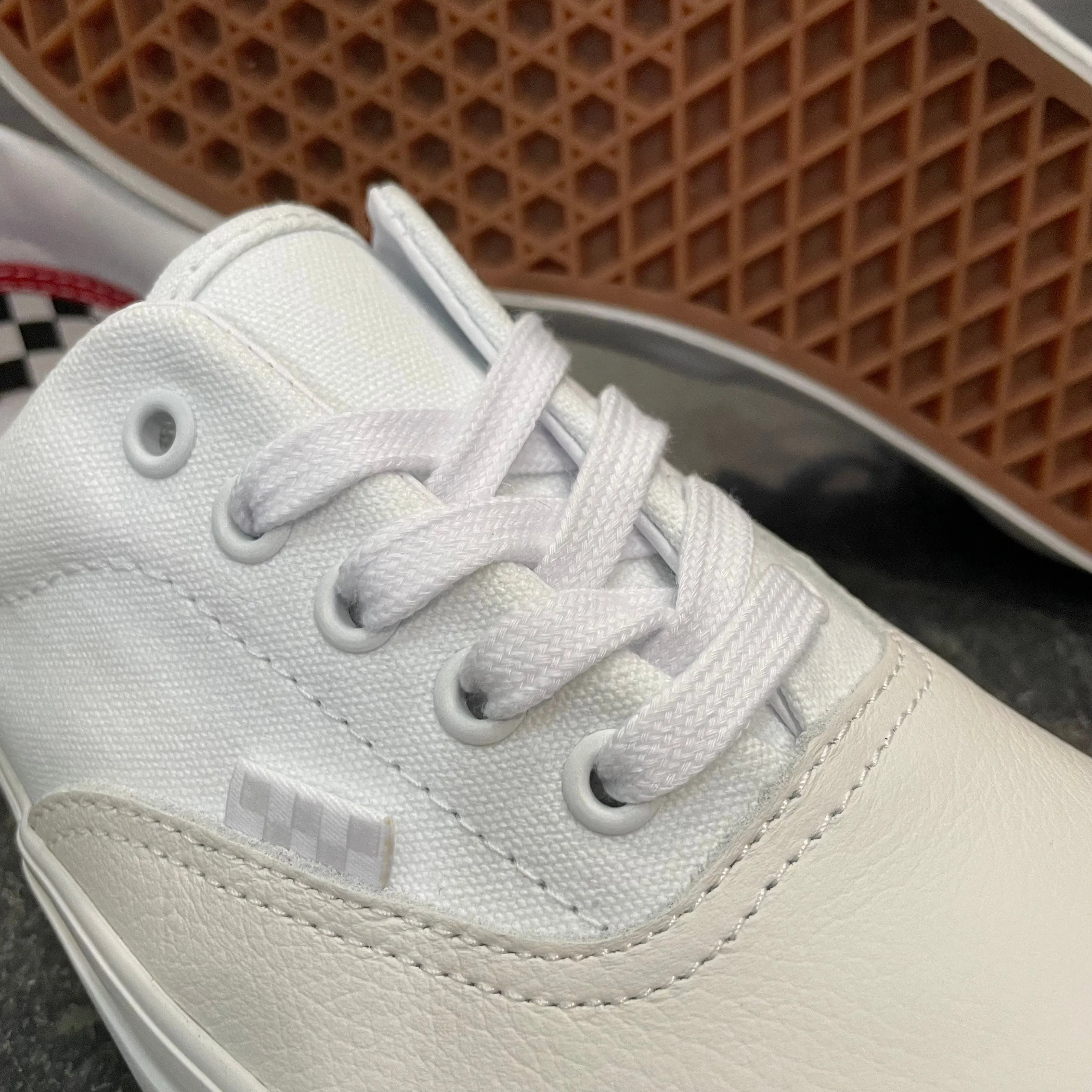 Vans Skate Era Leather White/White