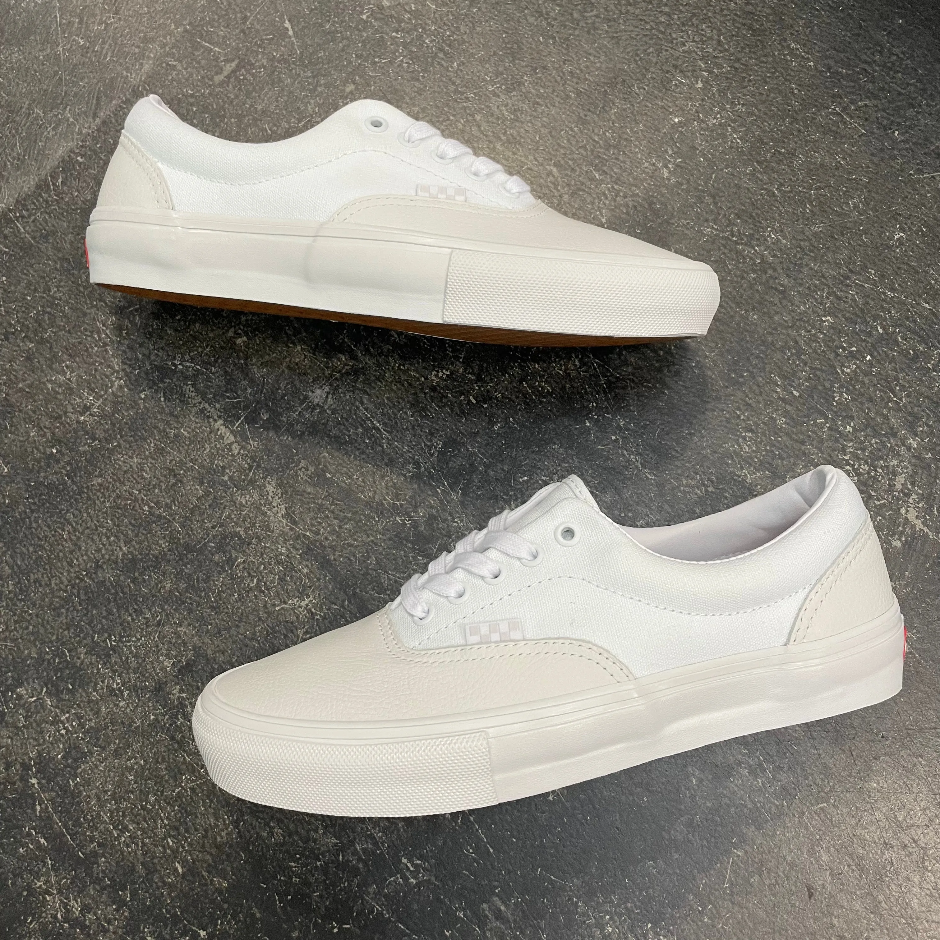 Vans Skate Era Leather White/White