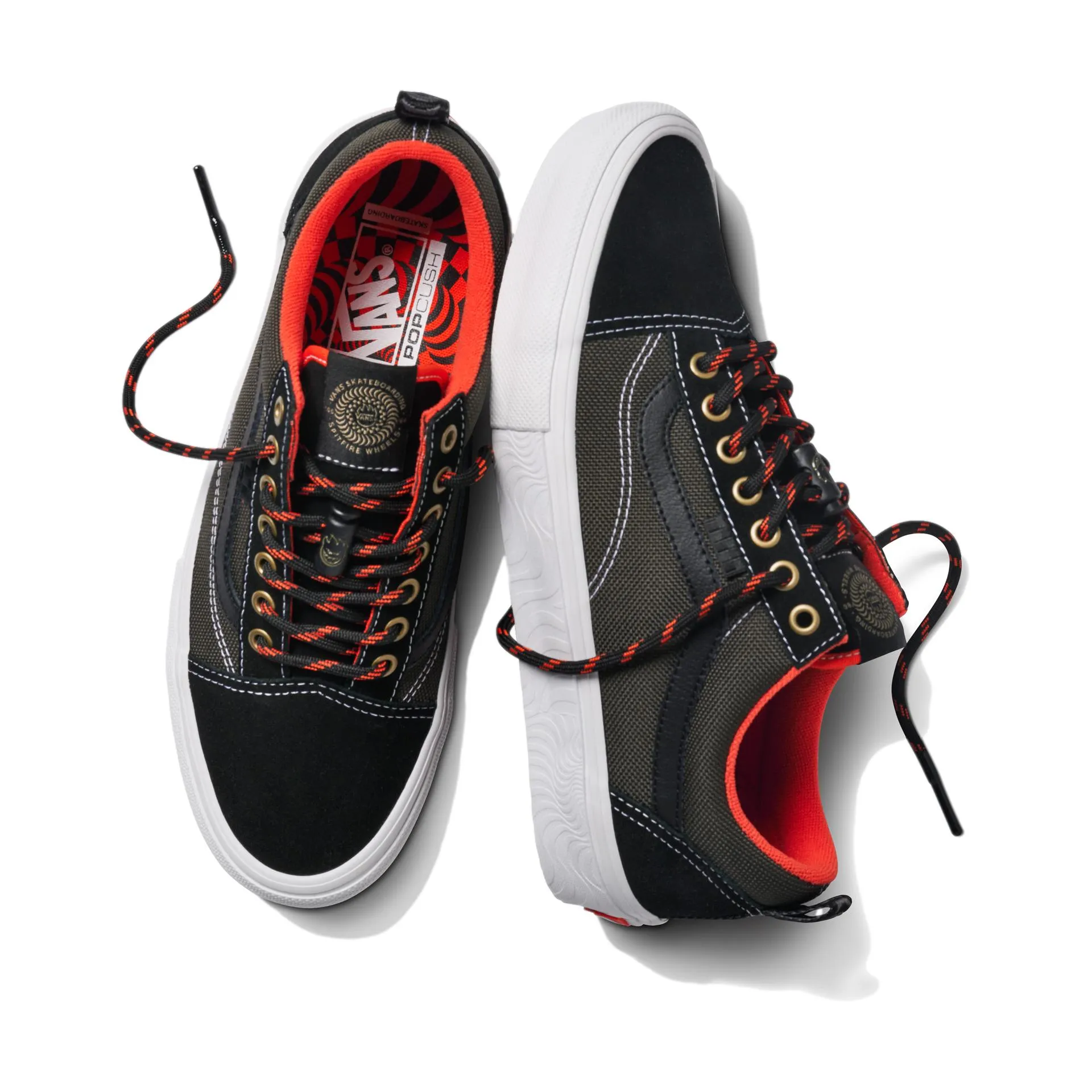 Vans X Spitfire Old Skool Black Flame