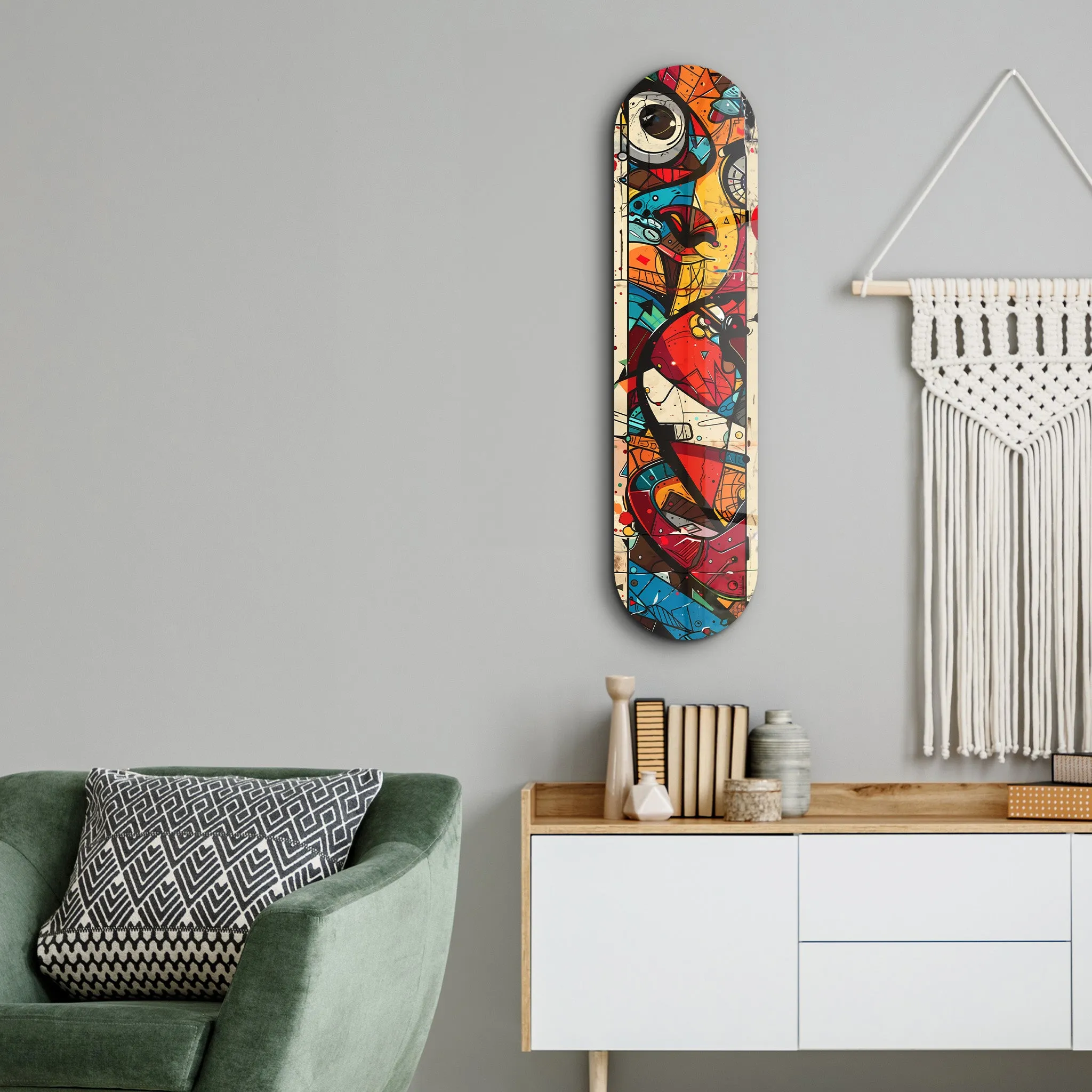 Who is there? | Glass Wall Art