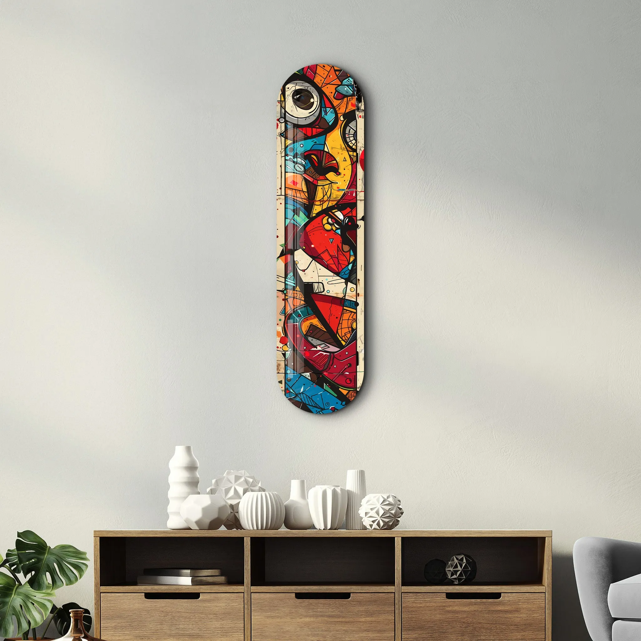 Who is there? | Glass Wall Art