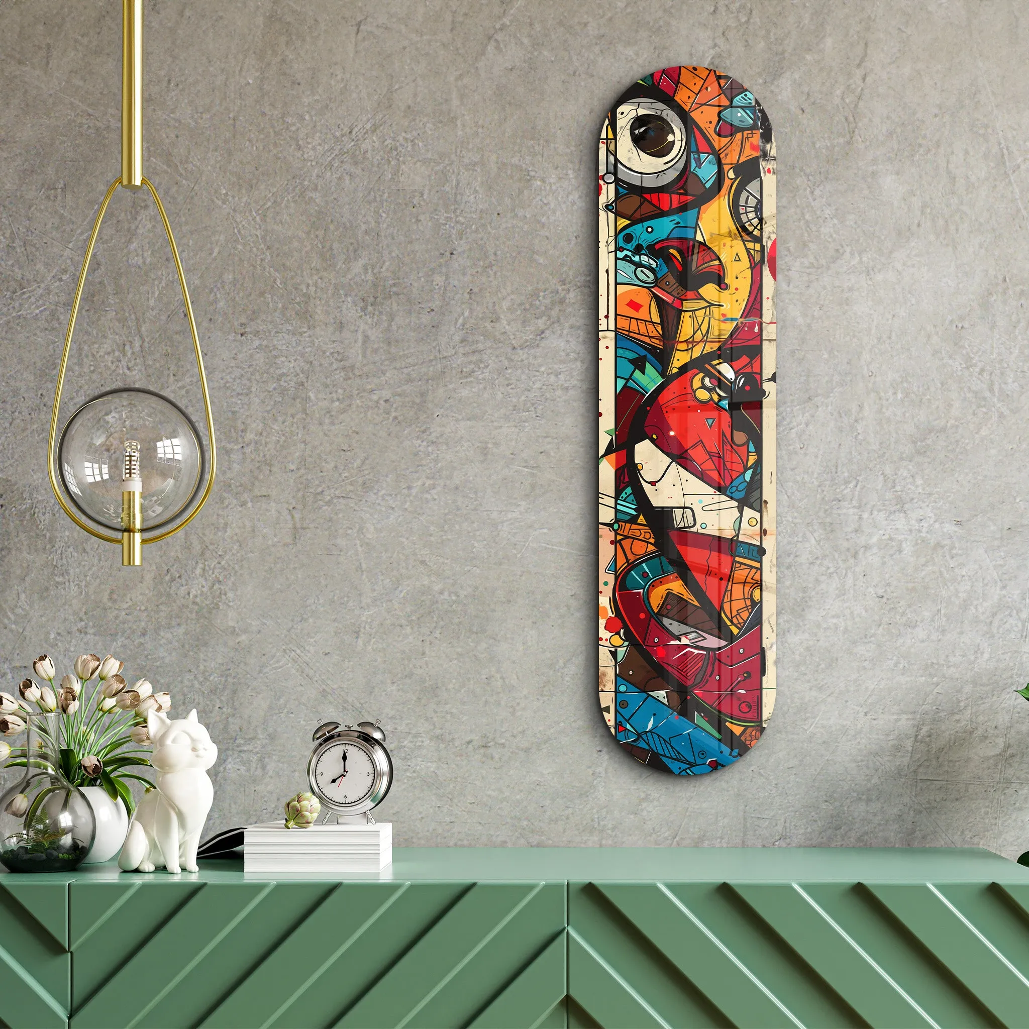 Who is there? | Glass Wall Art