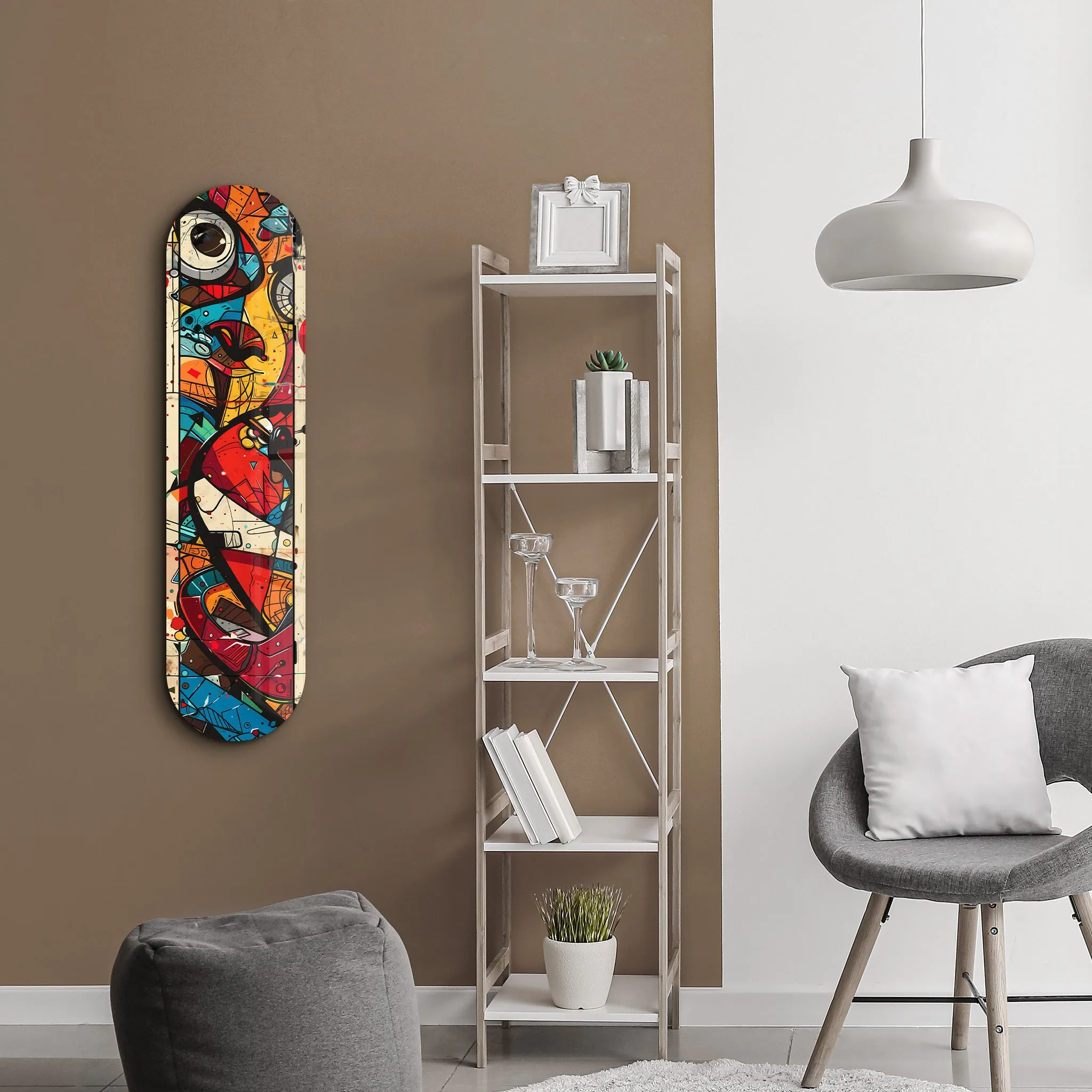 Who is there? | Glass Wall Art