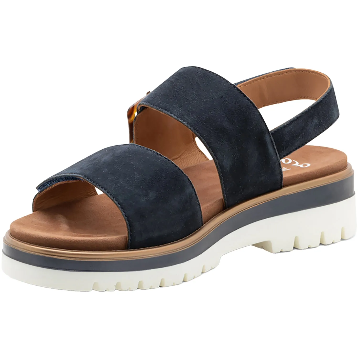 Women's Ara Marbella Navy Kid Suede