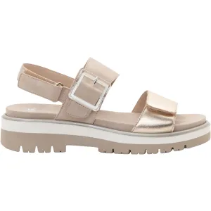 Women's Ara Marbella Sand Metallic Leather
