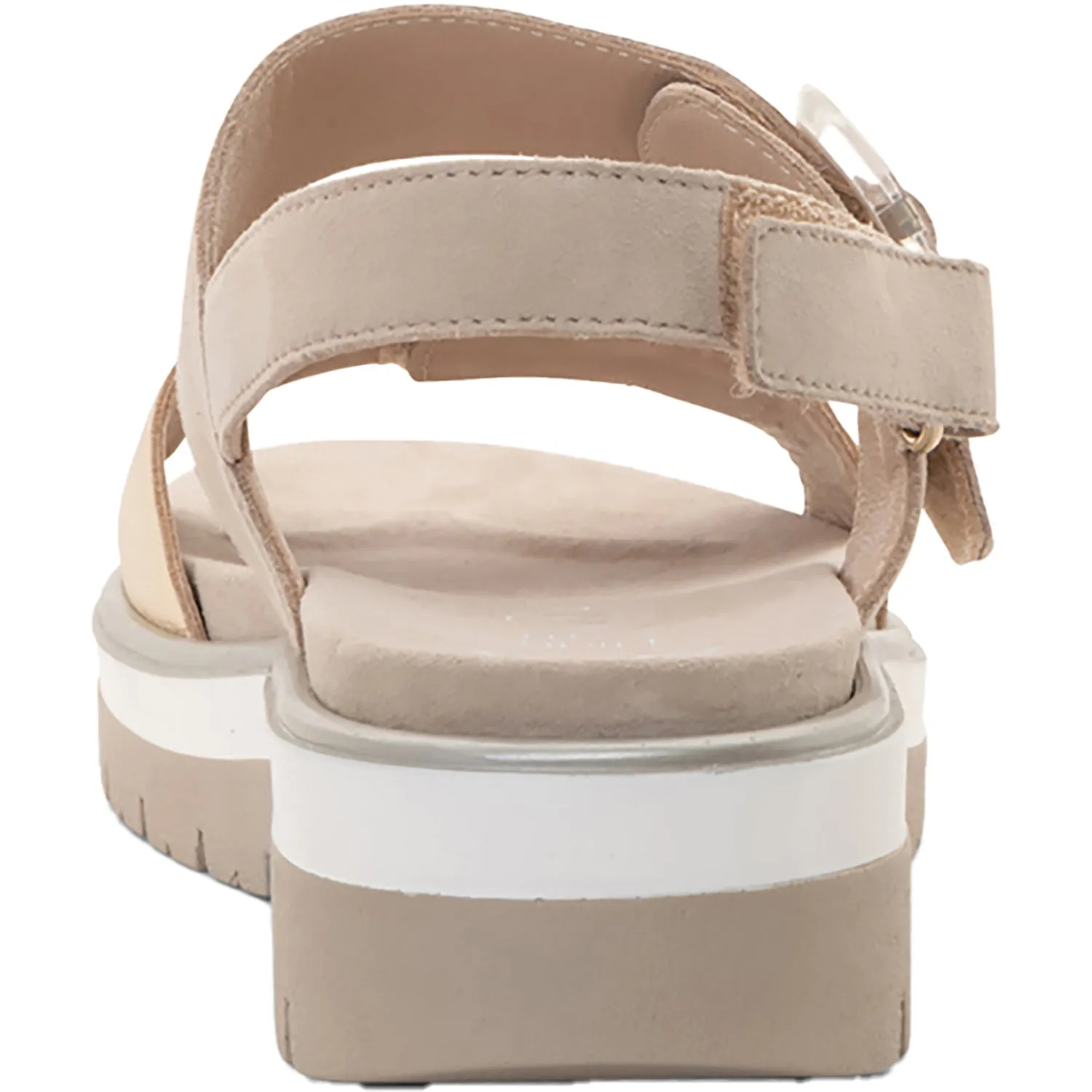 Women's Ara Marbella Sand Metallic Leather