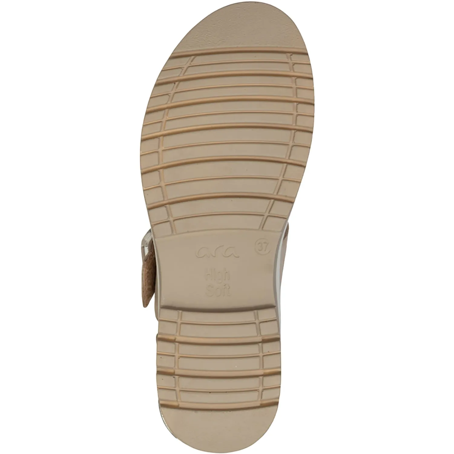 Women's Ara Marbella Sand Metallic Leather