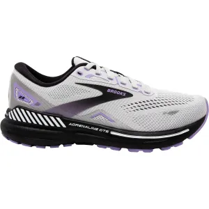 Women's Brooks Adrenaline GTS 23 Grey/Black/Purple Mesh