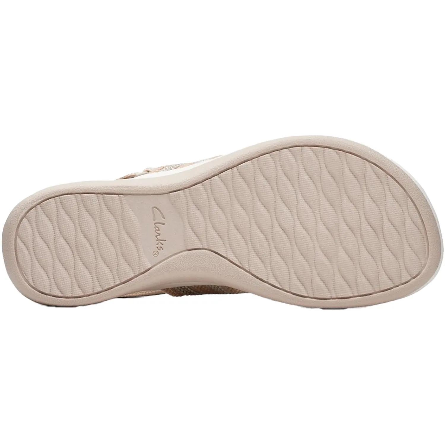 Women's Clarks CS Arla Stroll Beige Combi Synthetic