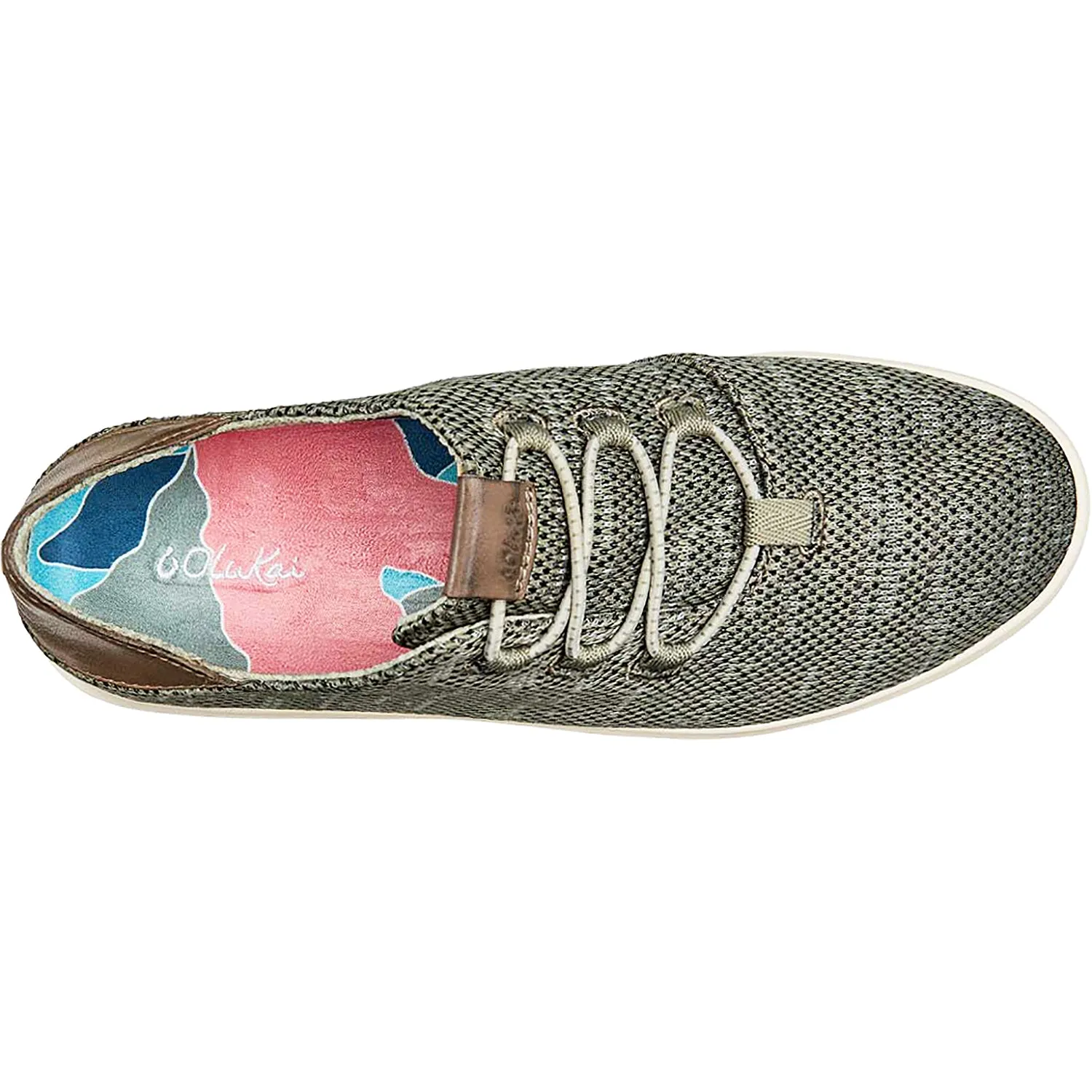 Women's OluKai Hale'Iwa Li Ha'a Silt Knit Mesh/Leather
