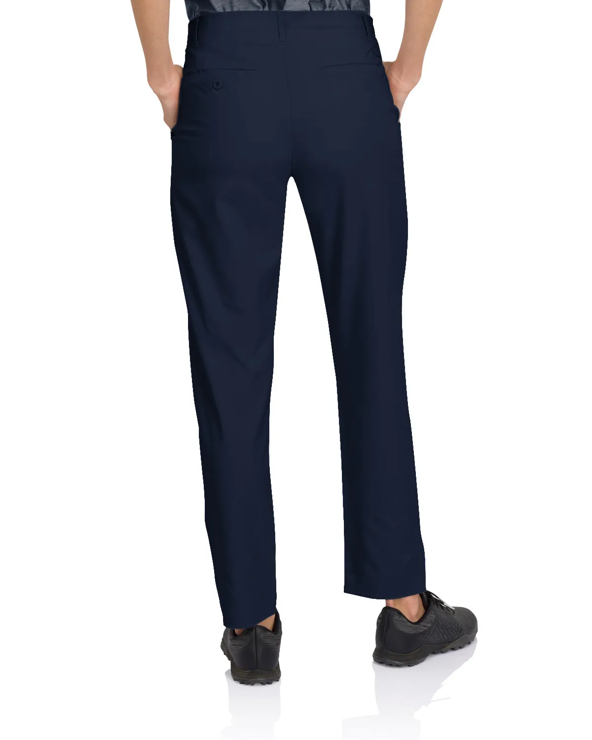 Women’s Quick Dry Golf Link Pants Ankle Length - Side Split Hem, Front Coin Pocket, 4-Way Stretch Fabric. Anti-Odor & Moisture Wicking