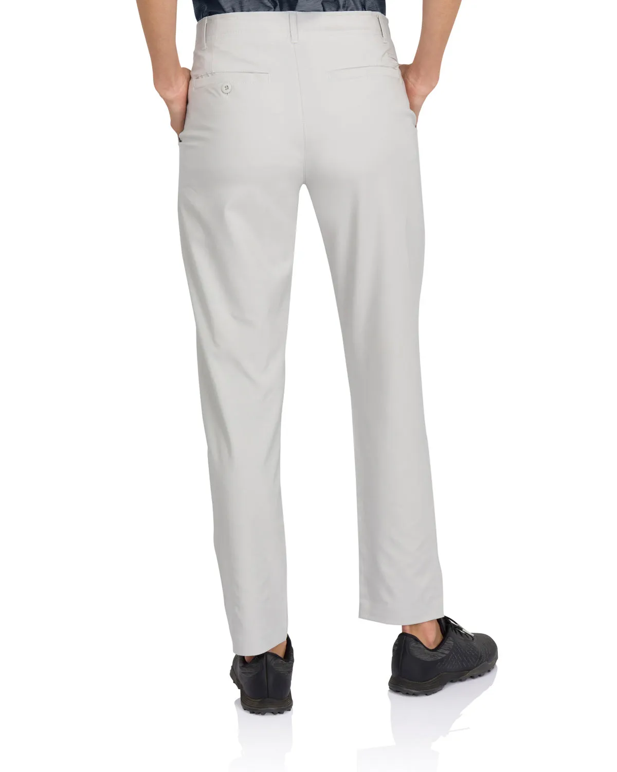 Women’s Quick Dry Golf Link Pants Ankle Length - Side Split Hem, Front Coin Pocket, 4-Way Stretch Fabric. Anti-Odor & Moisture Wicking